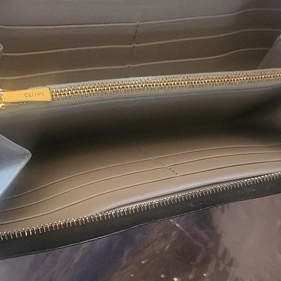 Celine Black Leather Wallet - Picture 6 of 7